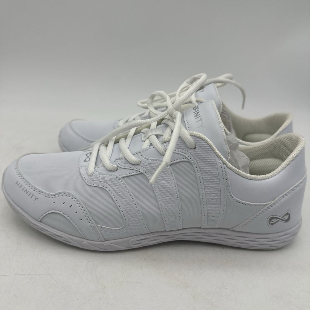 Nfinity Vengeance WHITE Cheer Shoes Size 12 NEW